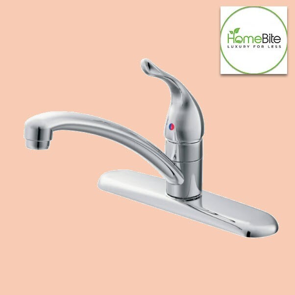 Moen 7425 Chateau Single Handle Kitchen Faucet, 1 or 3 Hole Install - Chrome NEW
