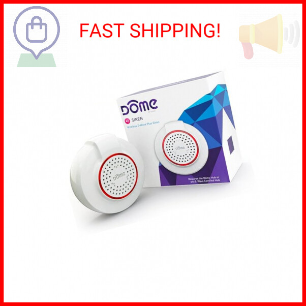 Wireless Z-wave Battery-powered Home Security Siren And Chi