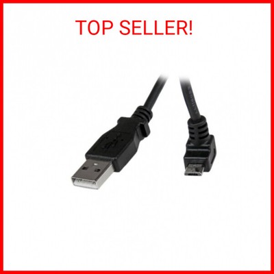StarTech.com 1m Micro USB Cable Cord - A to Up Angle Micro B - Up Angled Micro U