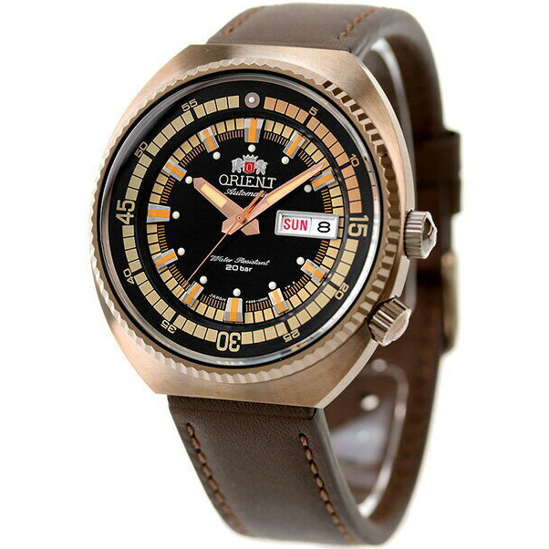 Pre-owned Orient Neo Classic Sports Rn-aa0e06b Mechanical Automatic Watch 46mm Brown Men's