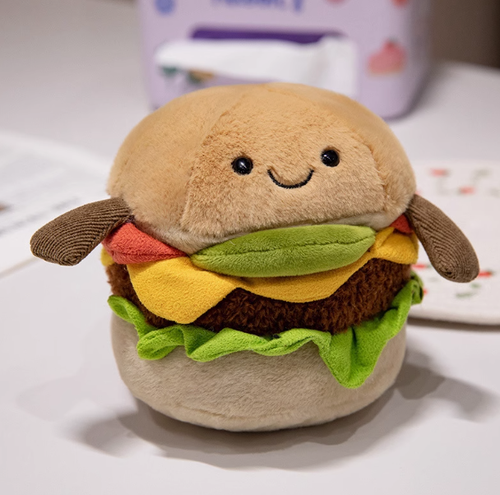 Amuseables Burger ジェリーキャット ハンバーガー 新品タグ付き Amuseables Burger - Official Jellycat