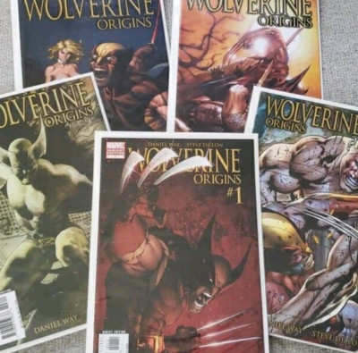 Wolverine Origins #1-5 Comic Set Michael Turner Variant  Marvel 2006