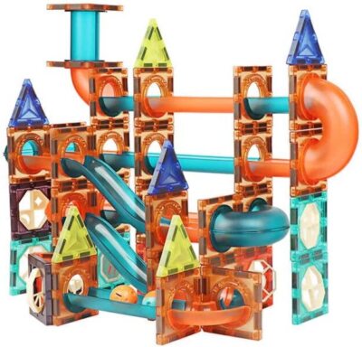 67PCS Magnetic Building Tiles Construction Blocks Puzzle 3D STEM Toys For Kids