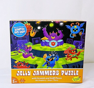 Scratch and Sniff Puzzle: Jelly Jammers - 71 piece puzzle measures 14'' x 19''