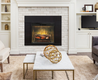 Dimplex Revillusion 24'' Built-In Firebox, Herringbone, RBF24DLX