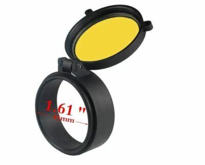 30-69MM Rifle Scope Lens Cover Flip Up Cap Quick Spring Protection Objective Len