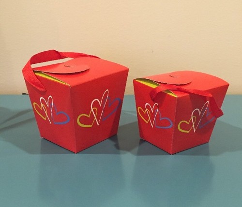 20 Red Heart Gift Boxes, Birthday Favor, Wedding, Candy Buffet, , Valentines Day