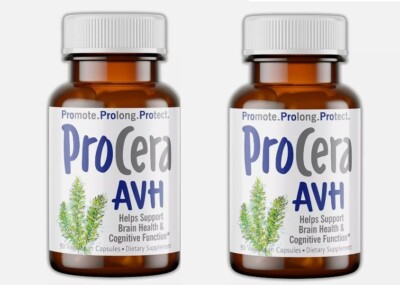 Procera AVH Brain Health Support 90 Capsules 2 pack exp 02/27