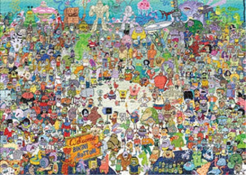 Jigsaw Puzzle Entertainment SpongeBob SquarePants Bikini