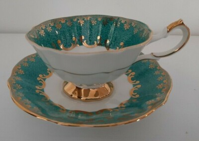 Cups Saucers Vintage Queen Anne Bone China Vatican