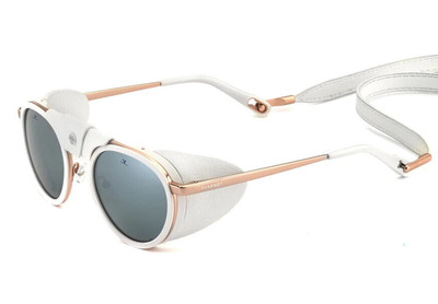 Vuarnet Sunglasses VL211000031123 VL2110 GLACIER 2110 White/Rose + Pure Grey SF