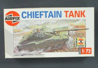 Airfix 1/72nd Scale Chieftan Tank Kit No. 02305 Not Complete in open Box