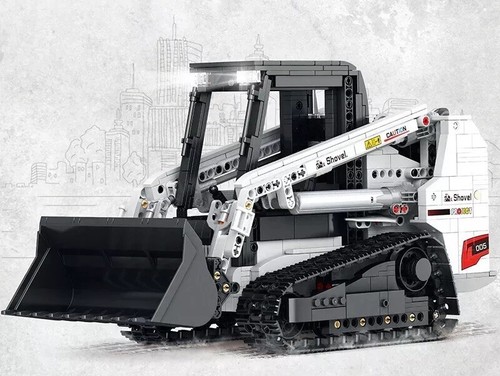 Building Blocks Skid Steer Loader Motorized RC Bricks DIY Model Kids Toy NEW BOX