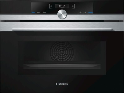 Siemens iQ700 CM633GBS1 Edelstahl Kompaktbackofen mit integrierter Mikrowelle