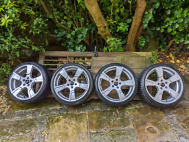 4No 20" Sportline alloy wheels & Accelera PHI tires for VW T5/T6