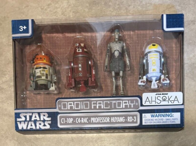 Star Wars Droid Factory set of 4 NEW Disney Park Exclusive 2024 Ahsoka RD-3