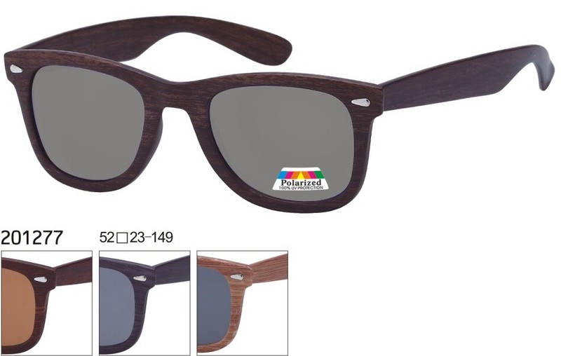 Lunettes De Soleil Polarisantes Aspect Bois De Bambou Polarisees  201277