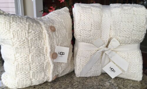Oubon Knit Blanket - Off White (MATCHES 2PC SET) Oubon Knit Blanket - Off White (MATCHES 2PC SET)