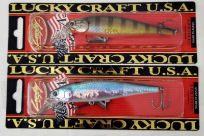 LUCK CRAFT POINTER 100SP SLOW SUSPENDING  (LOT OF 2)