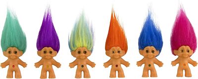 Worlds Smallest Mini 1 inch Tall Toy Action Figure Good Luck Trolls ~ You Choose
