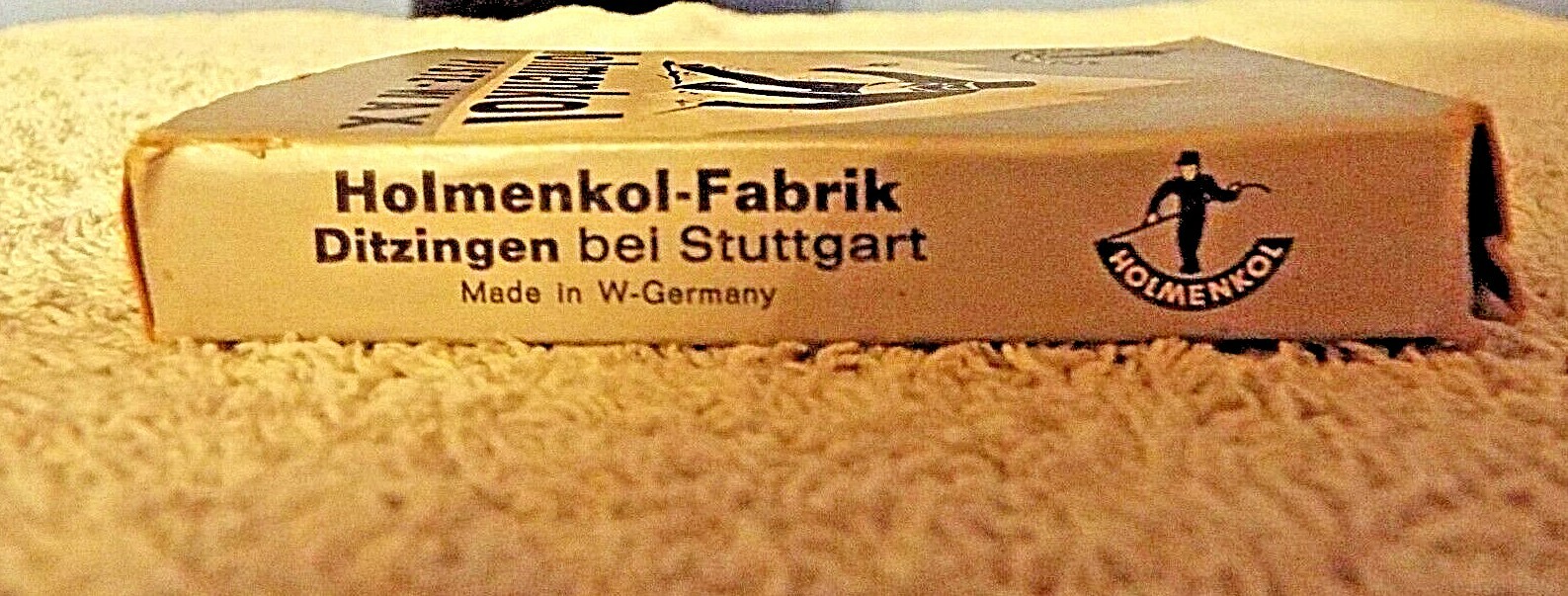 Vintage Holmenkol Silver Piste Wax Alpine Ski Wax  West Germany New Old Stock