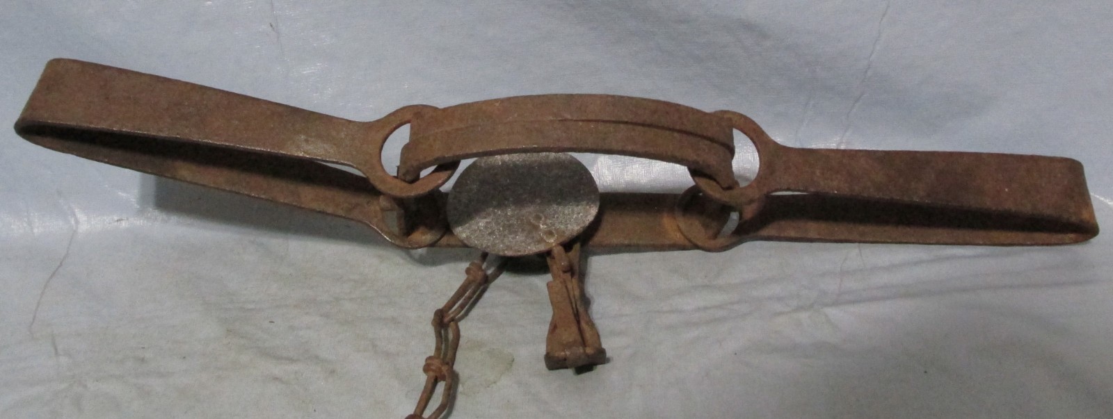 Triumph Double Long Spring Trap Rustic Antique Vintage Newhouse Mountain Men