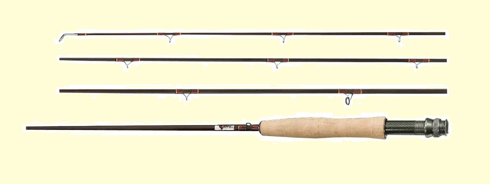 Fladen Vantage Travel Fly Fishing Rod 4 Piece eBay