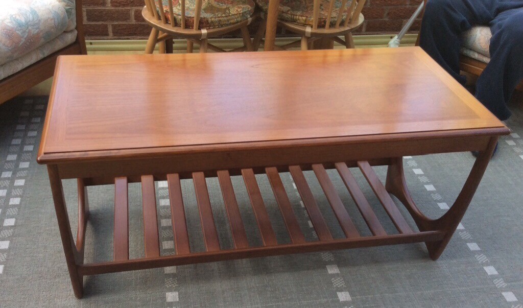 VINTAGE G PLAN COFFEE TABLE WITH MAGAZINE RACK in Driffield, East
