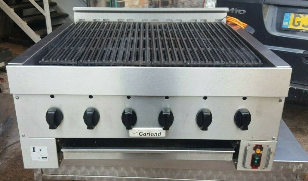 HEAVY DUTY GRILL ORIGINAL GARLAND 6 BURNER High Efficiency Broiler,Peri