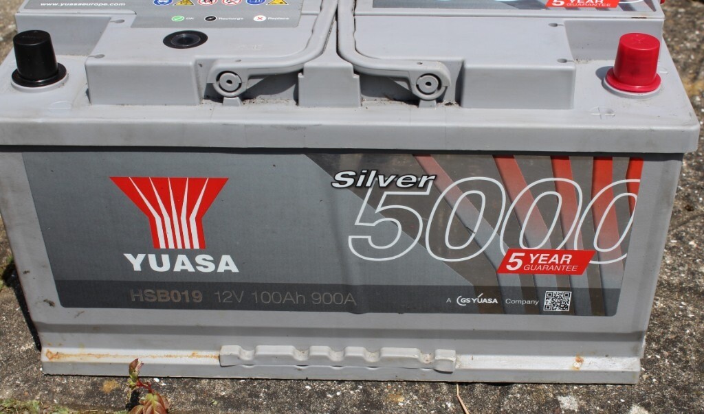 Van Fiat Ducato Yuasa Silver 5000 Battery 12V 100Ah 900A Motor Home in Norwich, Norfolk Gumtree