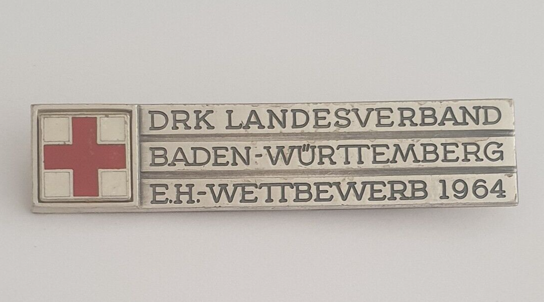 DRK-LV Baden Wrttemberg E.H. Wettbewerb 1964 silbernes Abzeichen Orden