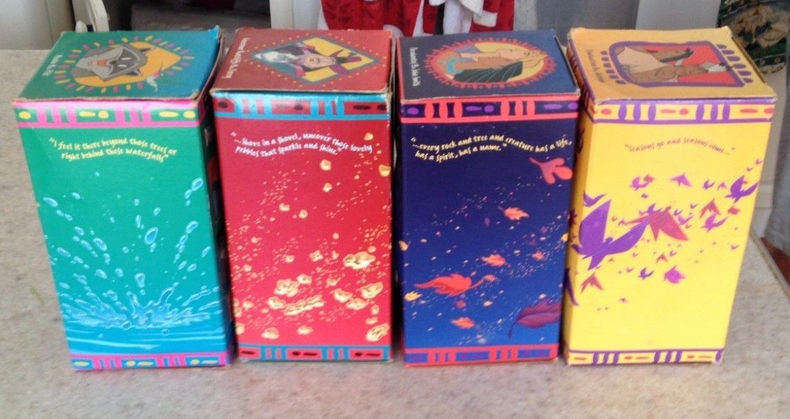 BURGER KING DISNEY'S POCAHONTAS DRINKING GLASSES COMPLETE SET OF 4 + 3 (NIB)