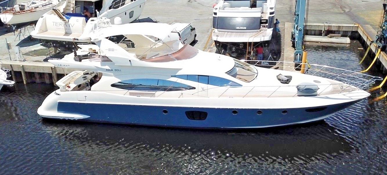 2007 AZIMUT 68 EVOLUTION YACHT CRUISSER NEW TWIN MAN 2680HP NEW ELECTRONICS