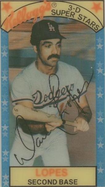 Kellogg's 3-D Super Stars 1979 - Davey Lopes #52