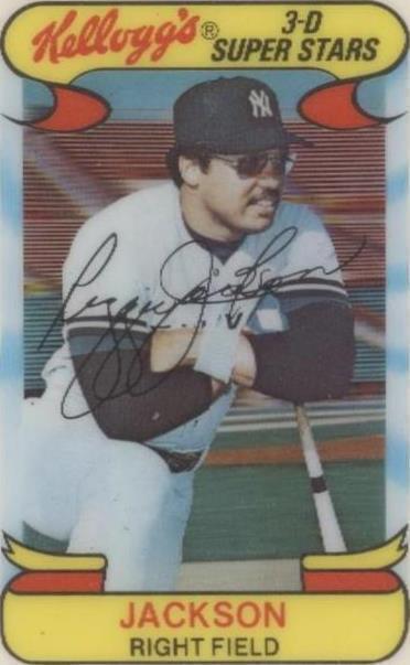 Kellogg's 1978 3-D Super Stars - Reggie Jackson #40