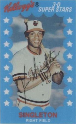 1982 Kellogg's 3-D Super Stars - Ken Singleton #58