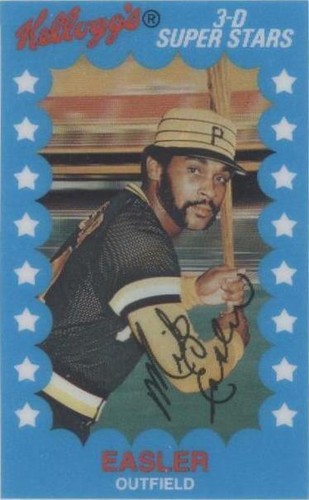 1982 Kellogg's 3-D Super Stars - Mike Easler #49
