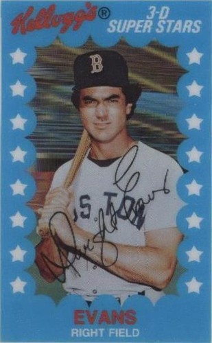 1982 Kellogg's 3-D Super Stars - Dwight Evans #45