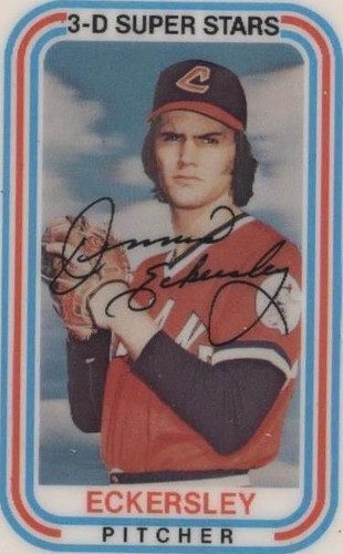 1976 Kellogg's 3-D Super Stars - Dennis Eckersley #19