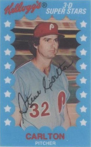 1977 Kellogg's 3-D Super Stars #57 Steve Carlton NM+ | eBay