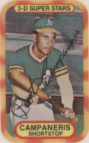 1977 Kellogg's 3-D Super Stars - Bert Campaneris #2