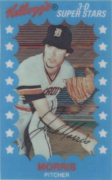 1982 Kellogg's 3-D Super Stars - Jack Morris #5