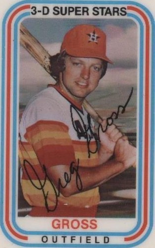 1976 Kellogg's 3-D Super Stars - Greg Gross #56