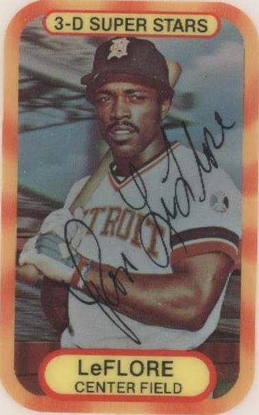 1977 Kellogg's 3-D Super Stars - Ron Leflore #25