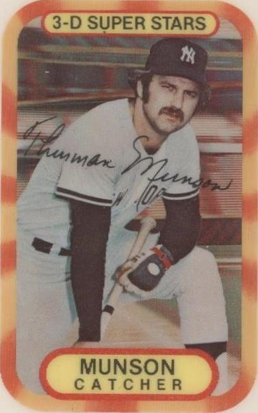 Kellogg's 1977 3-D Super Stars - Thurman Munson #23