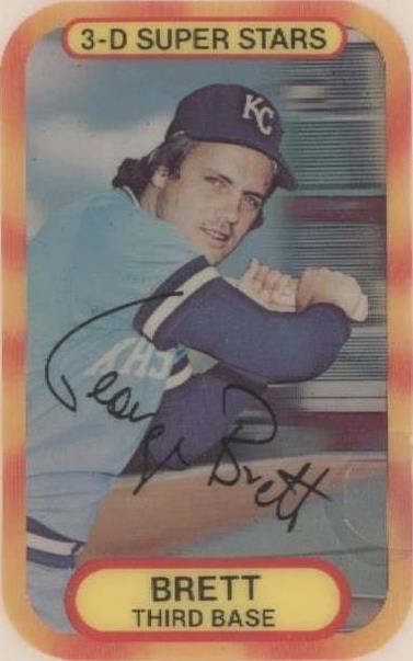 Kellogg's 1977 3-D Super Stars - George Brett #6