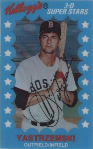 1982 Kellogg's 3-D Super Stars - Carl Yastrzemski #43