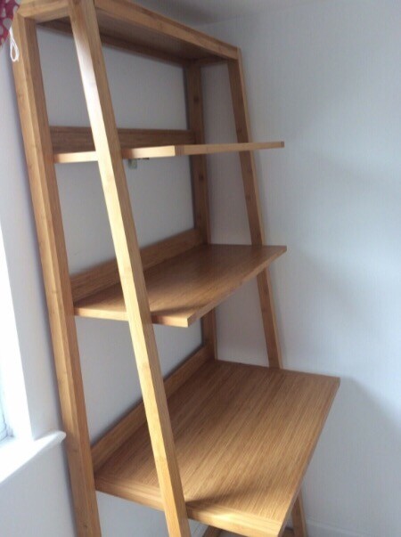 Tall Bamboo Desk Shelves M S Sapporo Range In Salisbury