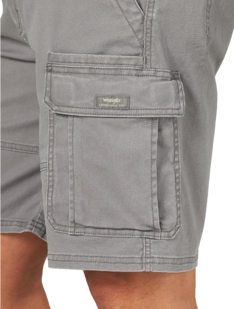 Men's Wrangler Cargo Shorts w Stretch Relaxed Fit Tech