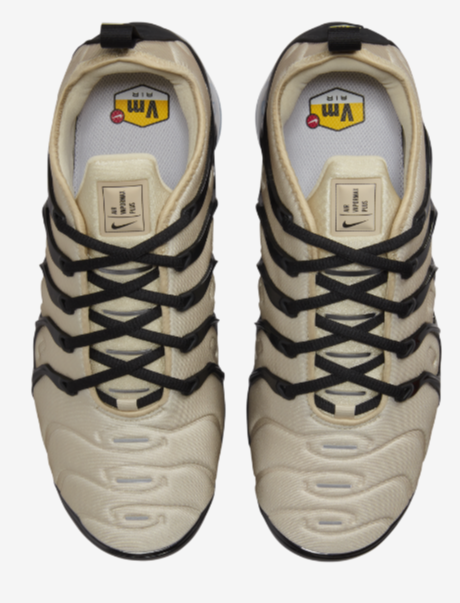 NIKE NIKE MEN'S AIR VAPORMAX PLUS BLACK BEIGE RATTAN WHEAT ALL SIZES DX3720-200 MEN'S